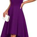 DRESSTELLS Formal Cocktail Dresses for Women, Wedding Guest Halter High Low Valentine Dress 2026