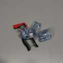 Molly Bolts for Drywall Plaster Walls (0.12"-1.28"), 34 PCS in 3 Sizes, Heavy Duty Hollow Wall Anchors with Setting Tool, Perfect for TVs, Curtain Rods, Mirrors, Towel Racks, Up to 55 lbs (Red)