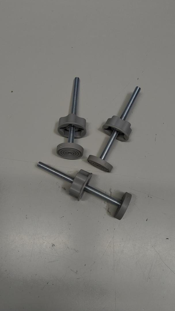 3 Pcs Universal Baby Gate Threaded Spindle Rod, M8 (8mm) Replacement Bolt Part for Pet Pressure Mounted Safety Gates, Extra Long Baby Tension Gate Extender