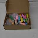 Vertintong 60 Pcs Sand Art Bottles Kits Include 18 Pcs Wave Shaped Sand Bottles 36 Pcs Art Sand and 6 Pcs Funnels Sand Art Containers for Kids DIY Activity Party Favor Craft Collection
