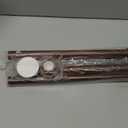 Shower Curtain Rod, 1" Diameter Heavy Duty Tension Shower Rod, Non Slip Adjustable 28-74 inch No Drill Shower Curtain Rods Spring Tension For Bathroom, Shower Stall, No Rust, Bronze