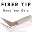 M LASH Tweezers for Eyelash Extensions (Set of 4) - Professional Lash Extension Tweezers - Fiber Tip, Japanese Steel, Diamond Grip Eyelash Extension Tweezer set (Teal)