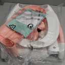 Potty Training Seat, Upgrade Toddler Toilet Seat for Kids Boys Girls, 2 in 1 Potty Training Toilet, Splash Guard Anti-Slip Pad Step Stool (Pink)