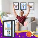 1 Pack T Shirt Frames for Wall Display, 11" x 14" Shadow Box, Wood Jersey Frame Display Case Depth of 1", T-Shirt Frames with 98% UV Protection Acrylic, Display Case for Shirts, Jerseys
