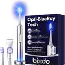 Whitening Electric Toothbrush for Adults, Professional 460nm Whitening Blue Light Tech, 31,000VPM Sonic & Oscillating Cleaning with Smart AI Sensor, 6-Month Long-Lasting Battery