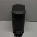 TIPGO Slim Bathroom Trash Can with Lid Soft Close, Step Pedal, 6 Liter / 1.6 Gallon Stainless Steel Trash Bin, Small Garbage Cans for Bedroom, Office, Kitchen (Matte Black)