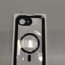 Miracase Magnetic for iPhone 16e Case Full-Body Phone with Built-in Glass Screen Protector, [Compatible with MagSafe] Military Drop Proof 16 E Cover Bumper 6.1 inch, Black