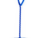 Penn-Plax Quick Net for Fish (4" Net - 10" Handle, Blue)