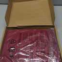 Amazon Basics Breathable, Wrinkle-Free, Ultra-Soft Microfiber 4 Piece Bed Sheet Set with 14-Inch Deep Pockets, Full, Burgundy, Solid