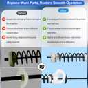 WTW8000BW0 Washer Suspension Rod, Fit for Whirl-pool May-tag Ken-more Washer WTW6500WW1 MVWB300WQ2 WTW6800WW1 MVWB725BW0 MVWB455YQ0 MVWB300WQ1 MVWB750WQ0