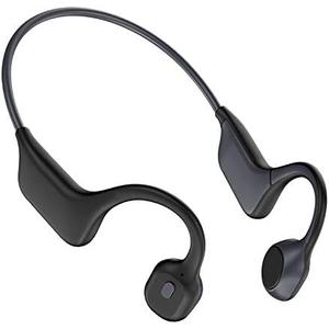 PG-08 Bone Conduction Headphones, Wireless Bluetooth 5.3, 8Hr Playtime, IPX7 Waterproof, Open Ear, Black