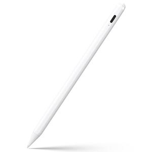 Stylus Pen for iPad 6th-11th Generation-2X Fast Charge Active Pencil Compatible with 2018-2025 Apple iPad Pro 11"/12.9"/M4, iPad Air 3/4/5/M2/M3,iPad mini 5/6 Gen-White