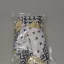 Langsprit Male Belly Bands for Dogs (Pack of 3) - High Absorbing Dog Wraps Male Washable - Reusable Dog Diapers S (Black and White)