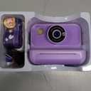 Kids Camera Instant Print, Christmas Birthday Gifts for Girls and Boys, 1080P HD Video Digital Kids Camera with 32G Card, Toddler Camera for 3-12 Years Old, Purple