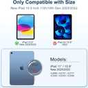 360 Privacy Screen Protector for iPad A16 11th /10th Generation 10.9" (2025/2022) - Tempered Glass, Anti-Spy Private Filter, Bubble-Free, Face ID & Apple Pencil Compatible