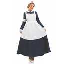 fun shack Florence Nightingale Costume, Civil War Nurse Outfit, Vintage Nurse Uniform, Classic Medic Apron for Women, Large