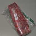 Red Disposable Placemats Set of 50 Red Charger Plates Doilies Metallic Thin Mesh Round 13 Inch Glitter Foil Pressed Dining Table Decoration Centerpieces for Party Wedding Birthday