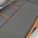 FLORICH Car Seat Covers Full Set Leather Automotive Seat Cover Waterproof 5 Seats Car Seat Protectors Luxury Front and Back Seat Cushions Universal Fit for Most Cars SUV Trucks, Brown&Black