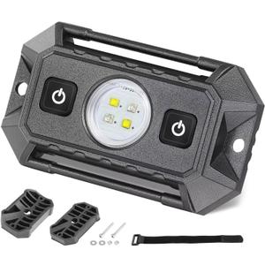 UTV Dome Light with Switch, Rfroad Lighting Universal Roll Bar Mount LED Lights Roll Cage Map Light Interior Lights for UTV ATV Golf Cart Trucks Bed RZR Polaris Off-Road - White/Green