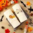 3 Pcs Thanksgiving Hand Towels for Bathroom Embroidered Fall Pumpkin Bathroom Towels 100% Cotton Give Thanks Dishcloths Hello Fall Washcloths 13.3 x 29.5 for Thanksgiving Gifts Kitchen Decor(Orange)