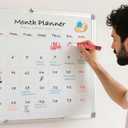 Arts Pal Dry Erase Markers, 48 Count 6 Vibrant Colors, Chisel Tip, Low Odor, Easy Erase, Whiteboard Markers for Classroom, Office, Home, Teachers, Kids, Creative Projects, Back to School Supplies