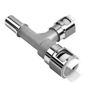 Metal Heater Hose Connector Compatible with Cadillac, Chevrolet, GMC Models (Select), Direct Replacement for 800-413HP Heater Hose Connector Silver