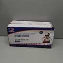 JOLLY CHEF 160 Count Paper Bowls 20 oz Soak Proof, Heavy Duty Printed Disposable Bowls Bulk for Dinner or Lunch (Blue)