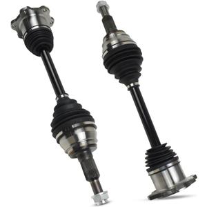 2PCS CV Axle Shaft for Chevrolet Silverado Suburban Avalanche 1500 Tahoe Cadillac Escalade ESV EXT GMC Sierra Yukon XL K1500 K2500(4WD 6-Lug), Front Left Right CV Driveshaft Assembly 66-1009 601009