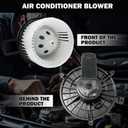 700216 Front AC Heater Blower Motor Fan Fit for Chrysler Town & Country 2008-2016, for Dodge Grand Caravan 2008-2020, Durango 2011-2019, for Jeep Grand Cherokee 2011-2019