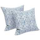 LVTXIII Outdoor Throw Pillow Covers 20 x 20 Inch, Covers ONLY Modern Cute Pattern Decorative Square Toss Pillow Case Pack of 2 for Home Patio Garden Sofa Bed Furniture, A Pebble Blue
