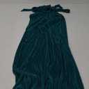 Wenrine Womens Sexy Halter Neck Dresses Backless Split Ribbed Cocktail Party Midi Dress Green, Large