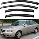 Window Visors Rain Guards Shield for 2006-2010 Hyundai Sonata, Out-Channel Window Vent Wind Deflectors Visors Shades for 06-10 Sonata