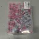 4 x 60 Pcs Tire Repair Screws, Tire Patch Kit, Screw in Tire Plugs,Quick Tool Tire Plugs, Self-Service Tire Repair Rubber Nail Kit for Patching Punctures in Vacuum Tires of Cars, Motorcycles (60)