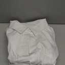 Womens Button Down Shirt Dresses with Pockets Cotton Button Up Tunics Long Sleeve Solid High Low Blouse Tops (X-Large, A_a White)