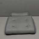 Everlasting Comfort Luxury Bath Pillows for Tub with Head and Neck Support - Non-Slip Bathtub Pillow with Suction Cups, Quick-Drying Mesh & Drying Hook - Jacuzzi & Spa Accessories for Women - Gray