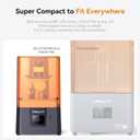 Creality Resin 3D Printer for Kids and Beginners, HALOT R6 Fully Assembled, Upgraded Light Source with High-Precision Printing, LCD Monochrome Screen Simple Workflow 3D Resin Printers