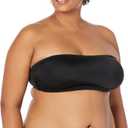 Amazon Essentials Womens Bandeau Swim Top (Medium, Washed Black)