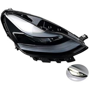 LED Headlights Fits 2021-2023 Tesla Model 3 Tesla Model Y Passenger Side | Headlamp Fits Model 3 Model Y Base/Performance/Long Range/Standard, Replaces 1514953 and 151495300C, Front Right Side