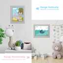 [2-Pack] Kids Art Frames, 8.5x11 Front Opening Kids Artwork Frames Changeable, Gray Artwork Display Storage Frame for Wall, Holds 50 Pcs, for 3D Picture, Crafts, Children Drawing, Hanging Art,