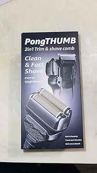 Men Electric Foil Shaver - Rechargeable Cordless Razor with Pop-Up Trimmer, LED Display & Premium Metal Handheld Body