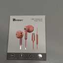 USB C Headphones for Samsung Galaxy S24 S23 Ultra S22 S21 FE S20 A54 A53 USB C Earphones with Mic Volume Control Wired Earbuds USB Type C Headphones for iPhone 16 15 Pro Max Plus iPad Pro Pixel 8 7 6a (Pink)