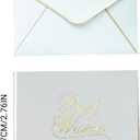 7 Sets Themes with Customized Text Small Size Cards A Simple yet Elegant Greeting for Special Occasions Foldable Cards Cover with Printed Warm Words Individual Envelopes (Folded 3.7" X2.7)