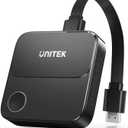 Unitek Hdmi Wireless Display Dongle Adapter - 5G Screen Mirroring Receiver TV Casting Device Screen Mirroring Adapter/4K Hdmi Extender for Streaming Video to Monitor from Mac iOS Android Windows-Black
