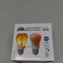 Himalayan Glow Salt Light Bulbs 60-Watt Equivalent, Warm Amber Glow, 7 watts, 2 Count (Pack of 1)