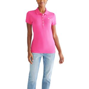 Aeropostale Womens Aero Solid A87 Polo (Large, Fucshia Purple)