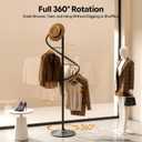 Spiral Rotating Clothing Rack, 360° Spiral Retail Costumer Garment Rack