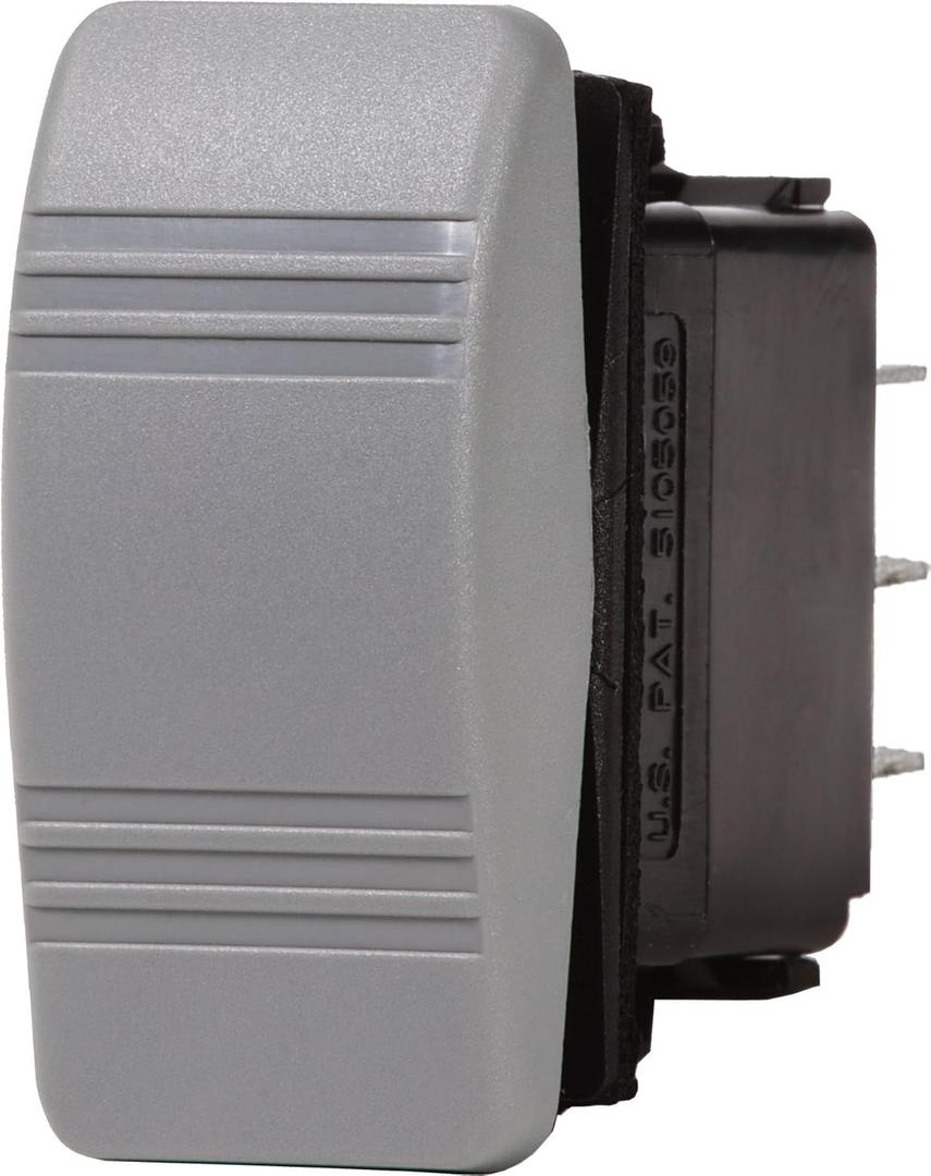 Blue Sea Systems Water Resistant Black & Gray Contoura III Switches