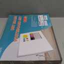 Dry Erase White Board, 16inX12in Large Magnetic Desktop Whiteboard with Stand, 10 Markers, 4 Magnets, 1 Eraser, Portable Double-Sided White Board Easel for Memo to Do List Desk Office