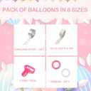 3 x Dazzle Bright 151Pcs Easter Balloon Arch Kit, Pastel Bunny Balloon Garland Easter Decorations for Party Birthday