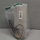 Fenmzee Bedside Table Lamp for Bedroom - 3 Way Dimmable Touch Lamp USB C Charging Ports and AC Outlet, Small Lamp Wood Base Round Flaxen Fabric Shade for Living Room, Desk, LED Bulb Included